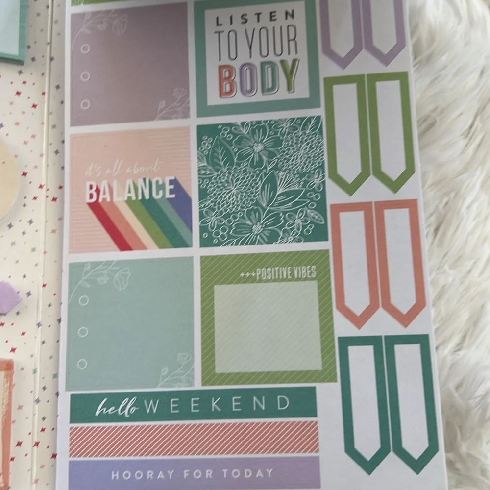 The Happy Planner Wellness Accessory Book